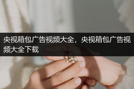 央视箱包广告视频大全，央视箱包广告视频大全下载